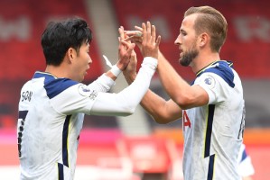  热刺前锋孙兴慜梅开二度助球队击败狼队  